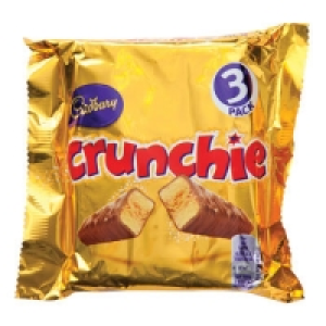 Cadbury Crunchie 3 Pack 76g - 117g