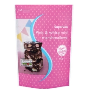 SuperValu Pink/White Mini Marshmallows 100g