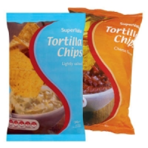 SuperValu Tortilla Chips Salted/Cheese 200g