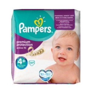 Pampers Active Fit Size 4+ (Maxi+) Essential Pack 37 Nappies