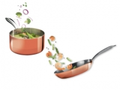 Ernesto® 24cm Copper Frying Pan/Copper Casserole Pot