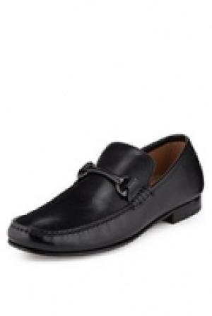 Leather Snaffle Slip-On Loafers 95.00 €