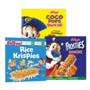 Kelloggs Cereal & Milk Bars Range 120g - 150g