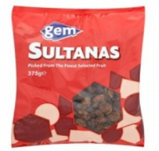 Sultanas 2.50 €