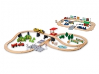 Lidl  Playtive Junior® Wooden Train/Car Set