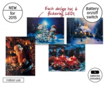 LED Christmas Canvas