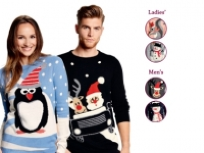 Esmara® Ladies Christmas Jumper/ Mens Christmas Jumper