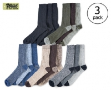 Chunky Wool Blend Socks