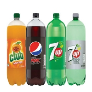 7up/Pepsi Max/Club/Cidona Selected Range 2ltr