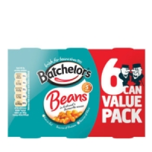 Batchelors Baked Beans Pack 6 x 225g 4.00 €