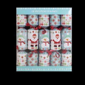 Value Family Christmas Crackers Blue