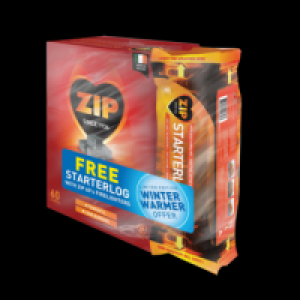 Zip Firelighters 60pk + Free Zip Starterlog