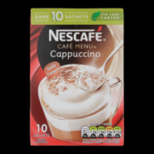 Nescafe Cafe Menu Cappuccino