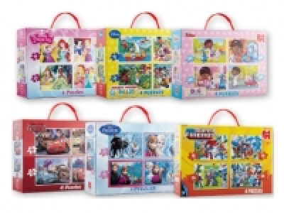 Jumbo® 4-in-1 Character Puzzle