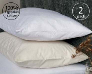 Egyptian Cotton Pillowcase Pair