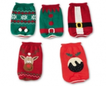 Aldi  Christmas Dog Jumpers