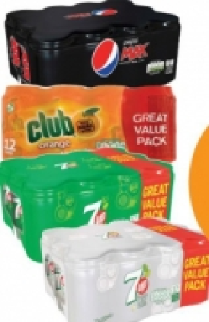 Mace Pepsi / Club / 7up Pepsi / Club / 7UP Multi Pack Cans offer