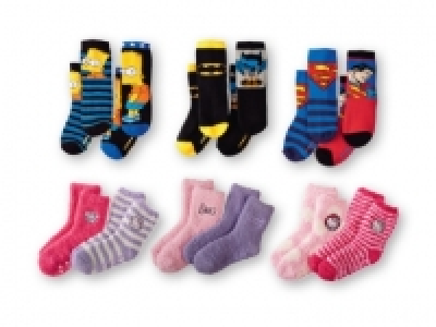 Girls or Boys Character Plush Socks