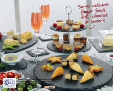 Slate Cake Stand/Lazy Susan/Butter Cloche