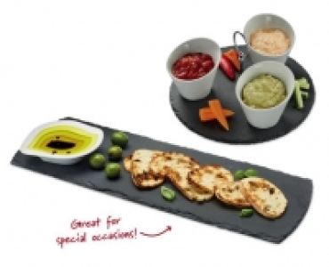 Slate Serving/Dipping Set
