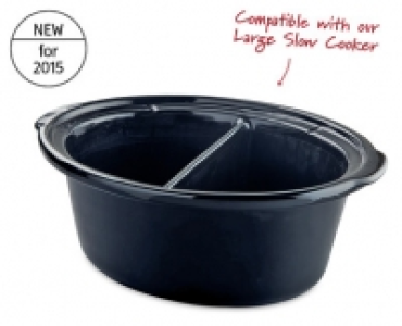 Divided Slow Cooker Pot