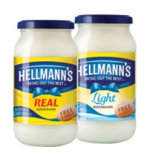 Hellmanns Real/Light Mayonnaise 400g