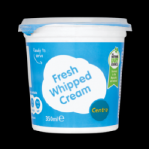 Centra Fresh Whipped Cream 350ml 2.00 €