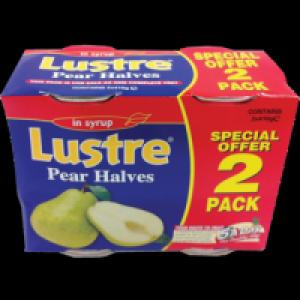 Lustre Pear Halves Twinpack