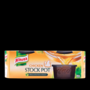 Knorr Chicken Stock Pot 4pk 112g