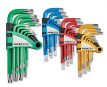 9 Piece Coloured Hex Key Set