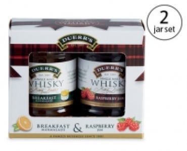 Duerrs Christmas Whisky Jam/Marmalade Gift Set