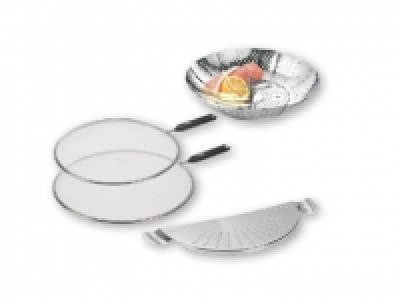 ERNESTO® Splatter Guard Set/ Steamer Insert Pot/ Pot Straine