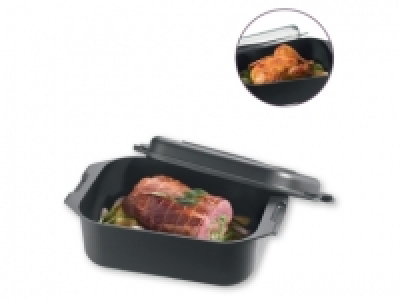 ERNESTO® 6.5L Cast Aluminium Roasting Dish with Lid