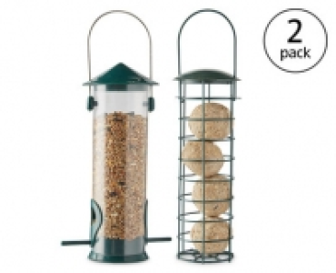 Filled Fat Ball and Seed Feeder