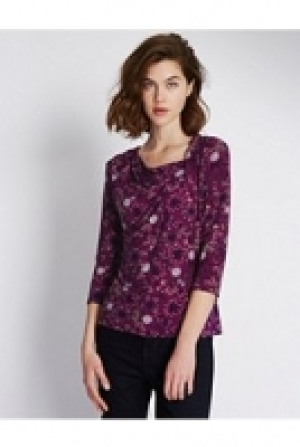 3/4 Sleeve Floral Top 34.00 €