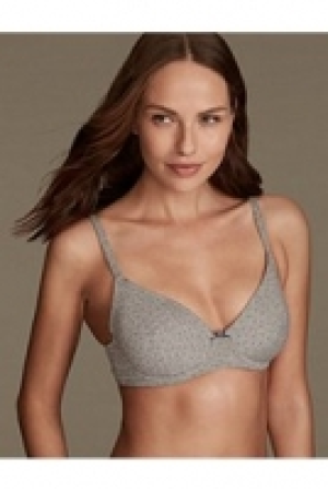 2 Pack Cotton Rich Padded Underwired Full Cup T-Shirt Bras A 30.00 €