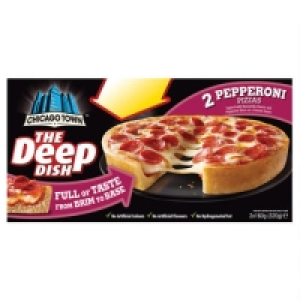 Chicago Town The Deep Dish Twin Pack 4 Pepperoni Pizza