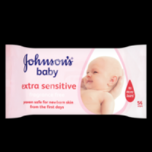 Johnson & Johnson Extra Sensitive Baby Wipes 56pce