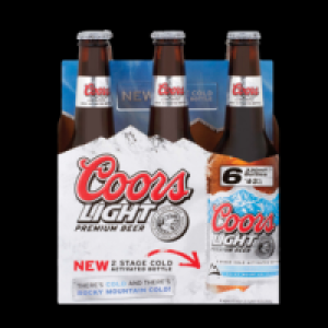Coors Light 6 Pack Bottle