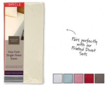 Easy Care Single Fitted Sheet