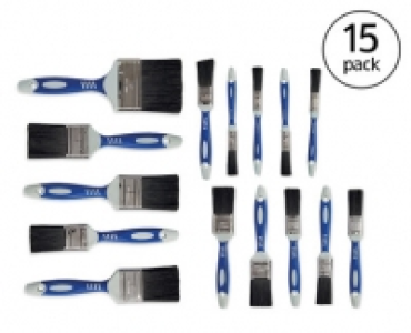 15 Piece Paint Brush Set