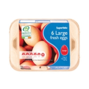 SuperValu Large Eggs 6pce