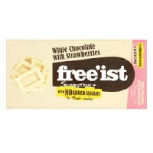 Freeist White Chocolate with Strawberries 75g