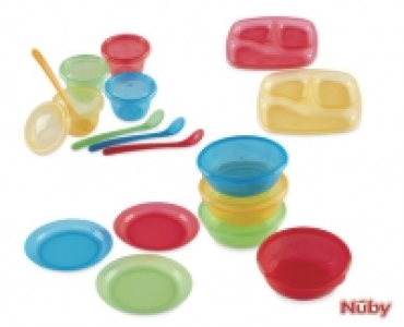 Food Pots/Spoons/Bowls with Lids/Plates/Section Plates