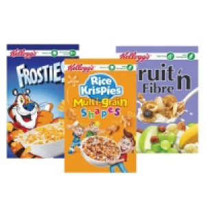 Kelloggs Frosties/Fruit n Fibre/Rice Krispies Multi-Grain