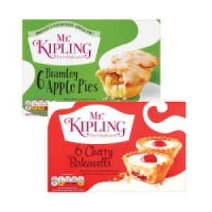 Mr.Kipling Cherry Bakewells/Apple Pies 6 Pack