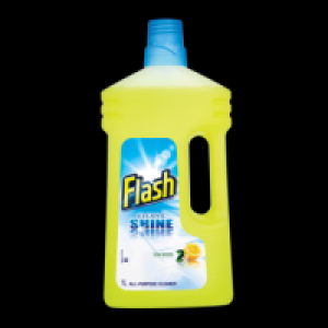 Flash Clean & Shine Crisp Lemon All Purpose Floor Cleaner 1l