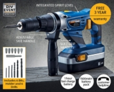24V Cordless Hammer Drill