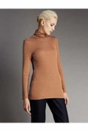 Ribbed Polo Neck Top 22.00 €