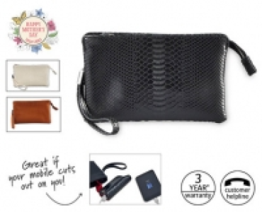 Clutch Bag with Powerbank